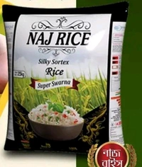 NAJ RICE  Naj Rice Super Swarna Rice, Silky Sortex Rice, 25kg - Normal (4-5hours)