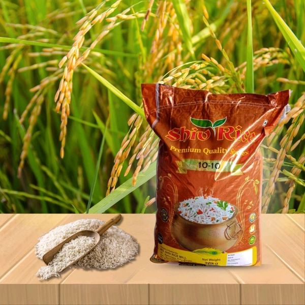 SHIV RICE  Shiv 10-10 Long-grain Miniket Rice, 26kg - Normal (4-5hours)