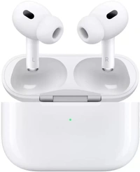 AirPods Pro (2nd generation) with Active Noise Cancellation, Spatial Audio Bluetooth Headset  (White, True Wireless)