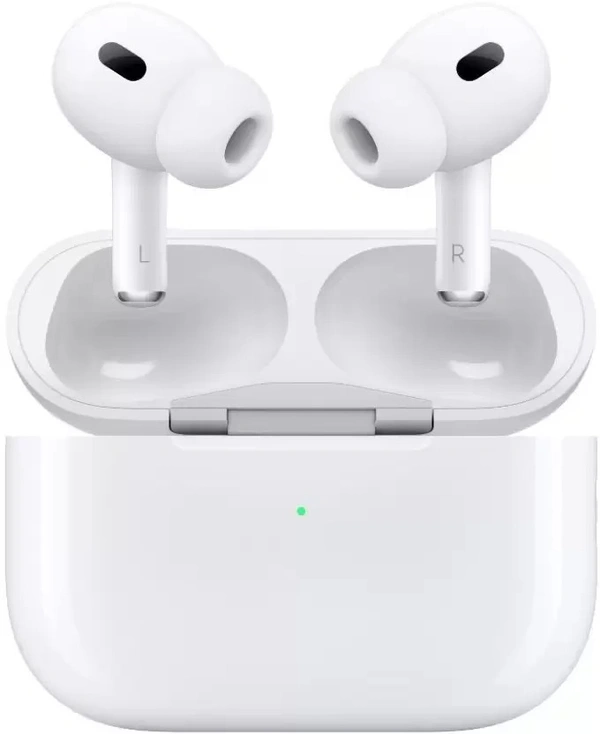 AirPods Pro (2nd generation) with Active Noise Cancellation, Spatial Audio Bluetooth Headset  (White, True Wireless)