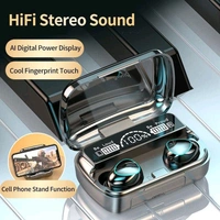 Newest Wireless In-Ear Earbuds Bluetooth 5.0 Headphones Mini Stereo Earbuds Sport Headset Bass Sound Built-In Mic Phone M10 TWS (Ear Buds, AirPods, Headphones)