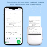 POCKET MINI PRINTER, MOBILE PHONE BLUETOOTH CONNECTION WIRELESS MINI THERMAL PRINTER WITH ANDROID OR IOS APP FOR PICTURES, PORTABLE SMART PRINTER,CONTAINS 1 ROLLS THERMAL PAPER, WITH FAST PAPER OUTPUT FOR PHOTO IMAGE