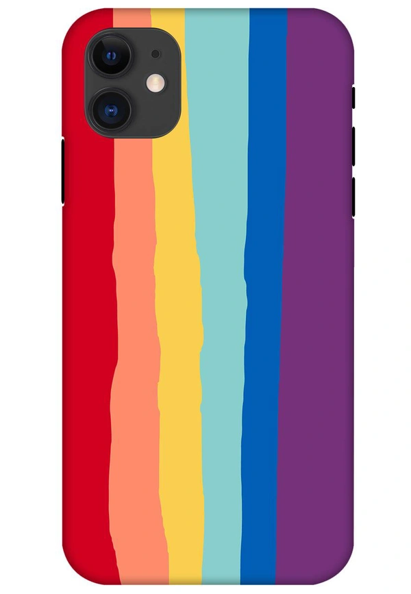 Rainbow Genuine Liquid Apple iPhone 11 Mobile Cover