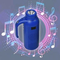 Smart Bluetooth Speaker With Torch Light Wireless Bluetooth Speaker & Night Flash Light Speaker,  (media player ,bluetooth speaker)