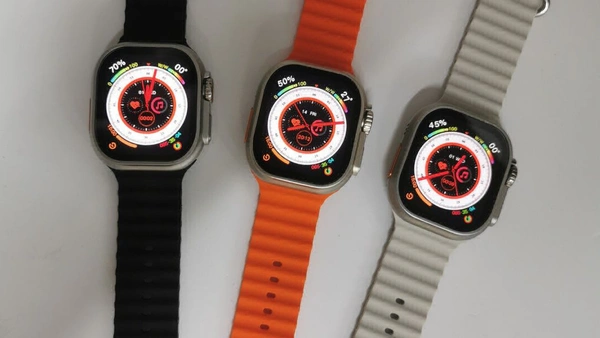 Watch Ultra GPS + Cellular with Orange Alpine Loop (49mm, Titanium Case) - Web Orange