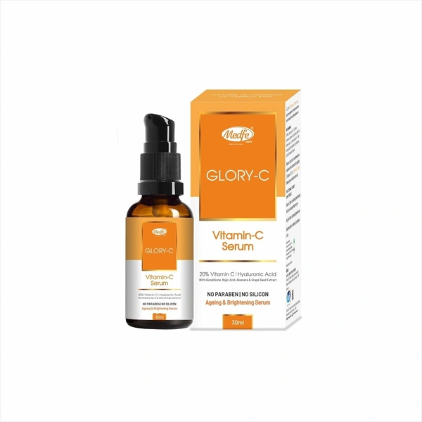 Medfe Glory-C Vitamin-C Serum | For Repairing Demaged Skin | For Ageing and Brightening Skin - 30ML