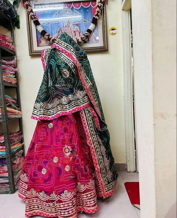 Beautiful Rajasthani Lehanga Chunni Collection  - Red