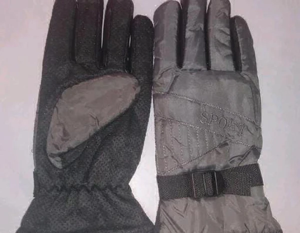 Woolen Winter Gloves  - Black