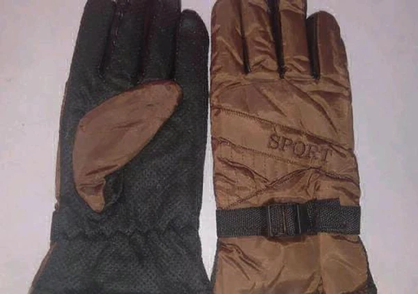 Woolen Winter Gloves  - Brown