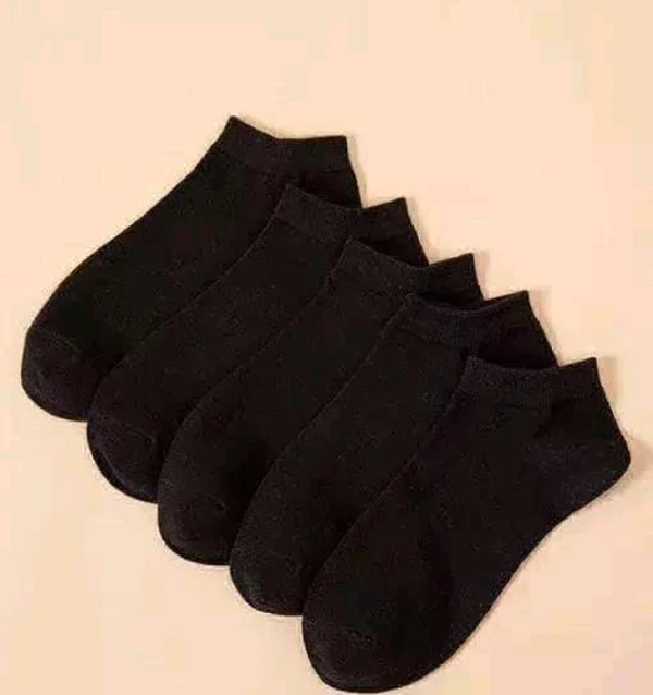 Ankle Socks For Mens And Women  - Black