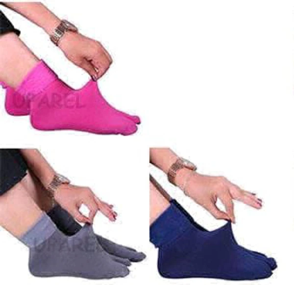 Girls Valvet Socks Pairs Of 3 Combo 