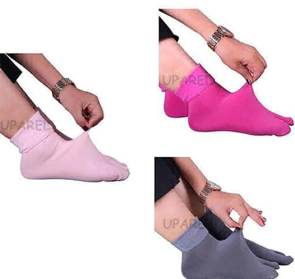 Girls Valvet Socks Pairs Of 3 Combo 