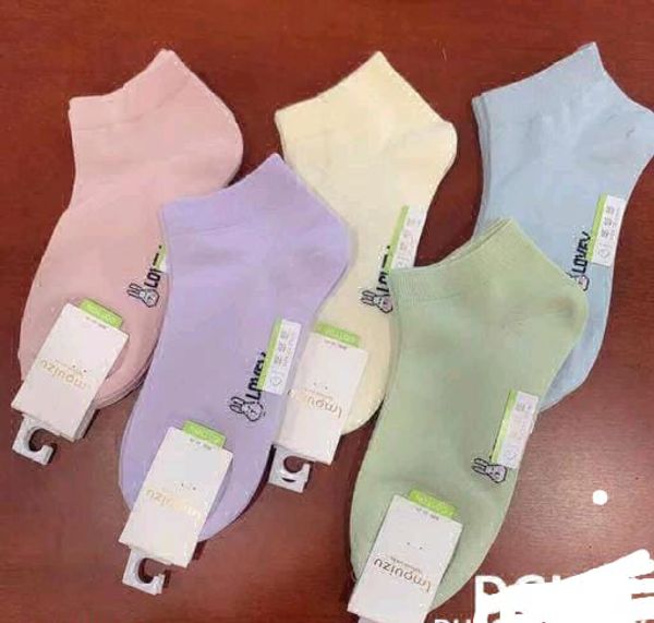 Girls Multicolour Socks Combo Of 5 