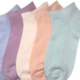 Girls Multicolour Socks Combo Of 5 