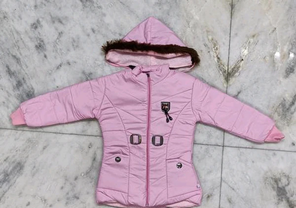 Baby Kids Jacket  - Pink Lace, 1-2 Year
