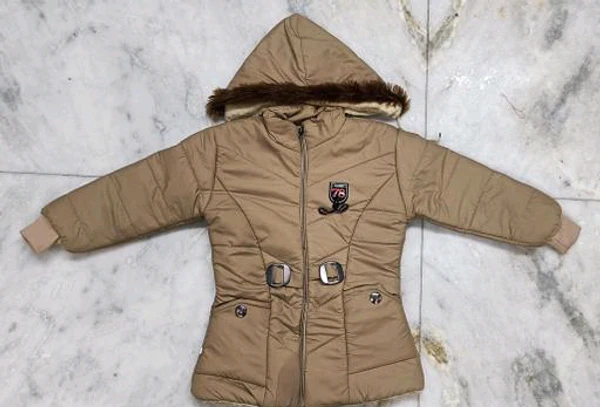 Baby Kids Jacket  - Brown, 1-2 Year