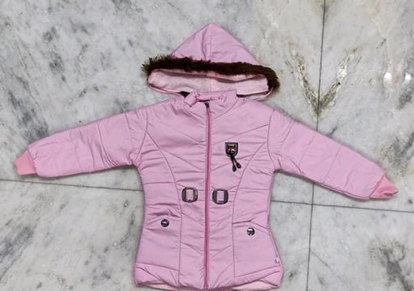 Baby Kids Jacket  - Pink Lace, 2-3 Year