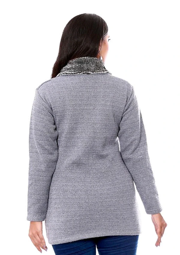 Beautiful Women Cardigan  - Gray, Free