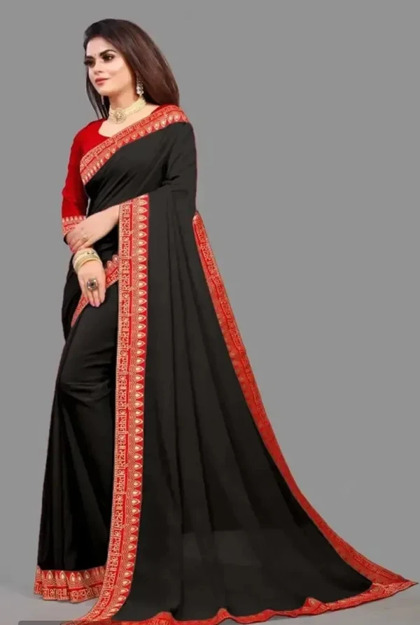 Beautiful Shobhagayawati Saree  - Black