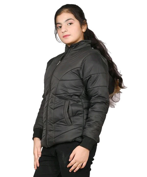 Girls Jacket  - Black, 8-9 Year