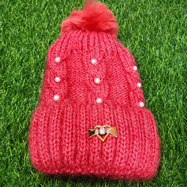 Winter Cap For Women, Girls  - Wild Watermelon