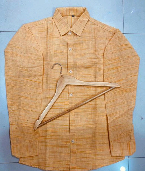 Khaddi Cotton Shirt  - brown, L