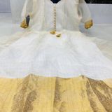 Beautiful Jacuard Gown  - L