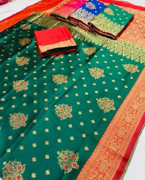 Baransi Saree - Teal