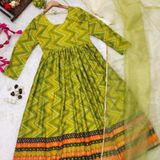 Gown With Dupatta  - L