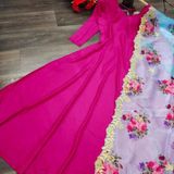 Beautiful Gown With Duptta - Free