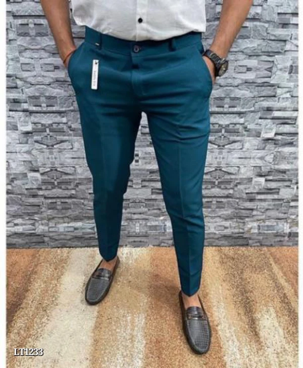 Lycra Trousers  - Teal, XXL