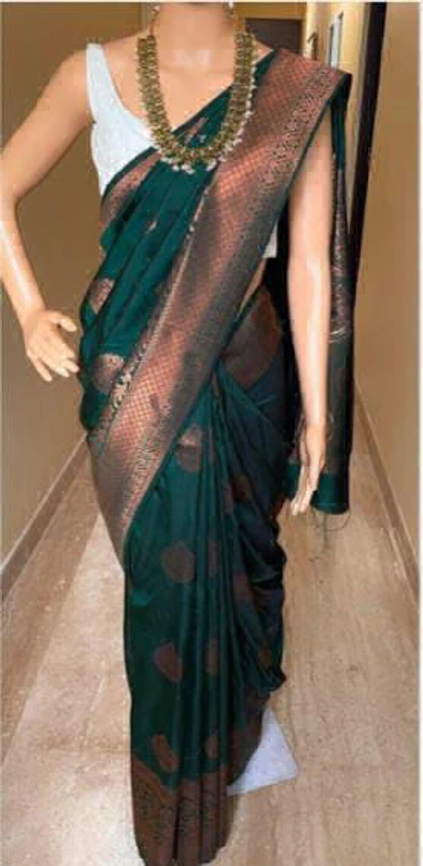 Banarsi Saree  - Teal