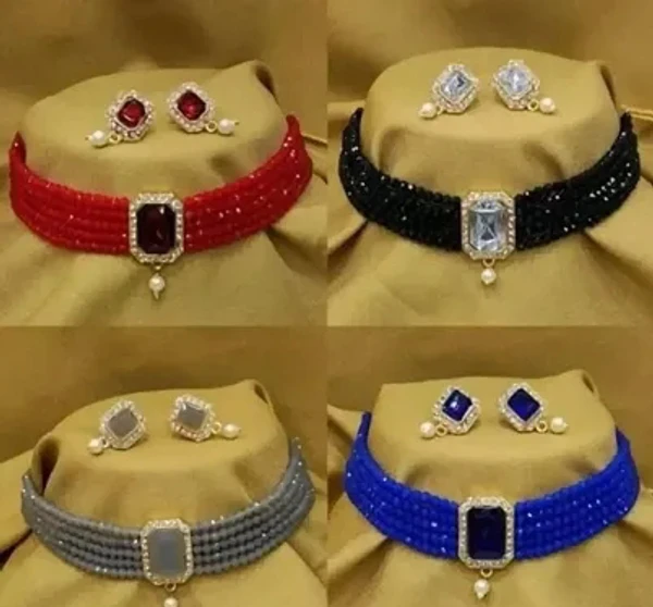 Combo Pack Of 4 Necklace Set - 1