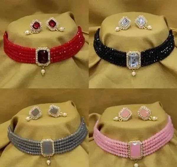 Combo Pack Of 4 Necklace Set - 3