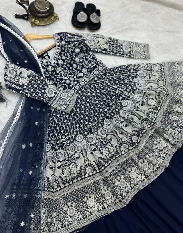 Embroidery Sequence Work Lehanga Chunni Collection  - .Xl