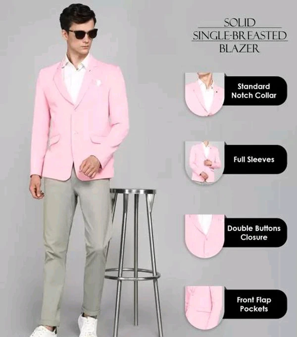 Mens Blazer  - Lavender Rose, S