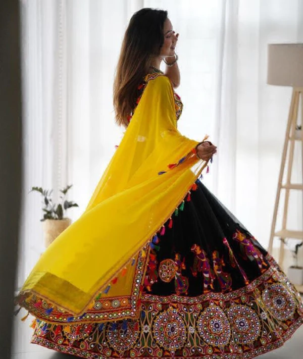 Beautiful Lehanga Chunni Collection  - Free Up To 44, Black