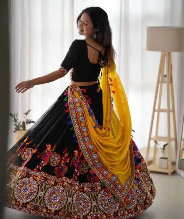 Beautiful Lehanga Chunni Collection  - Free Up To 44, Black