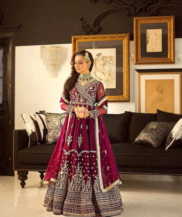 Anarkali Gown - Free Size Up To 44 Xxl