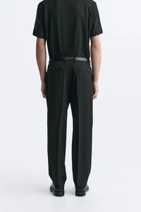 WIDE-LEG TROUSERS - 28, Black