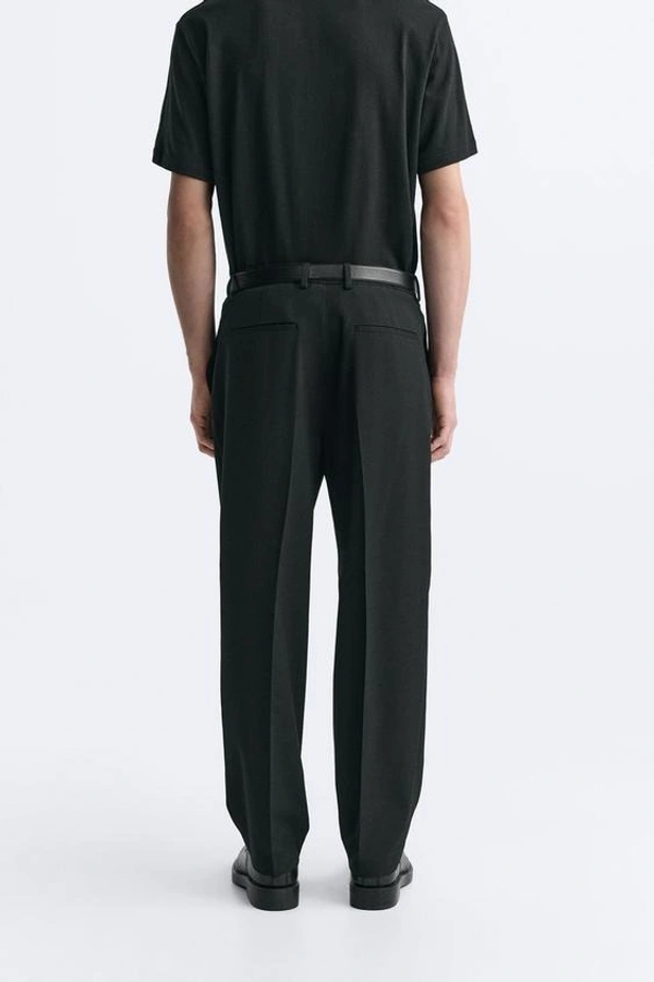 WIDE-LEG TROUSERS - 28, Black