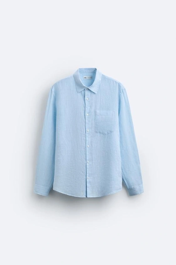 100% LINEN SHIRT - L