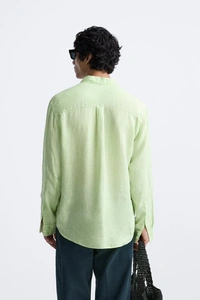 100% LINEN SHIRT - S