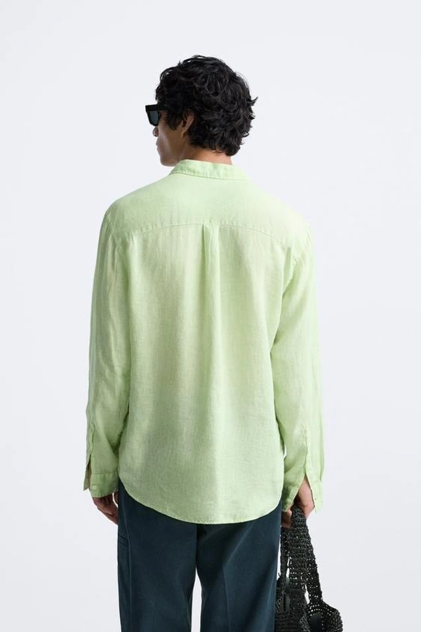 100% LINEN SHIRT - S