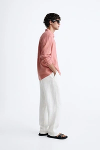 100% LINEN SHIRT - S