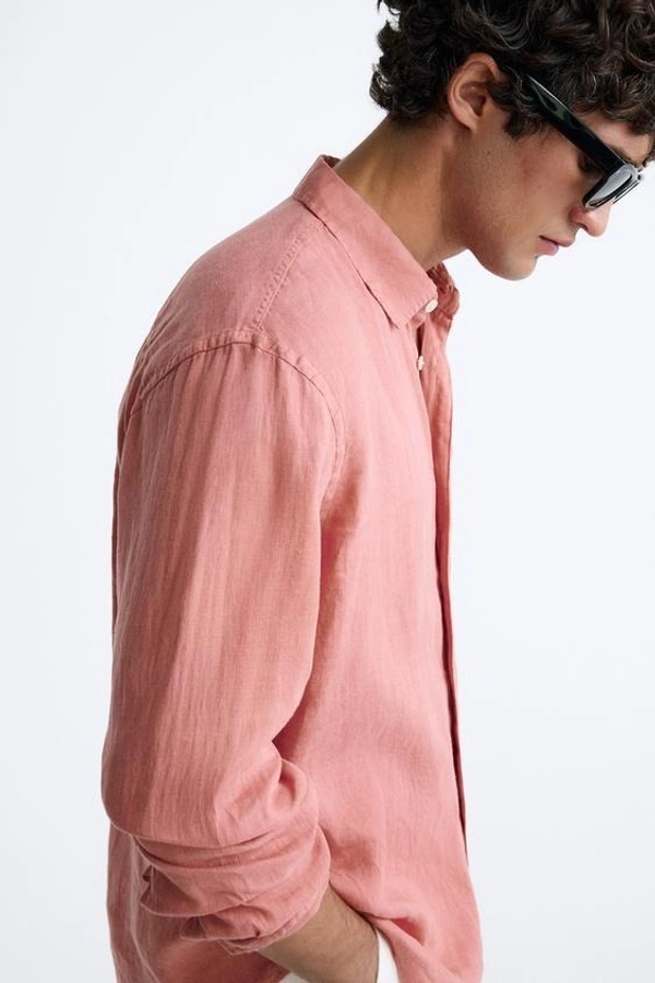 100% LINEN SHIRT - S
