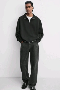 Black Polo T Shirt For Men - Black, S