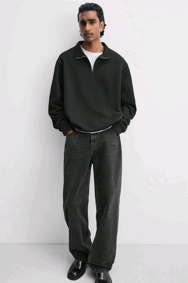 Black Polo T Shirt For Men - Black, S