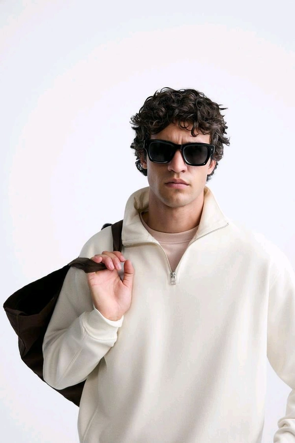 White Polo T Shirt  - White, S