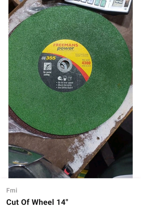 ABFMI14 Cutting Wheel Single Net 14" For Metal Cutting 